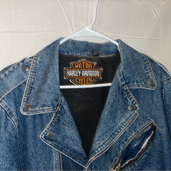 Harley Davidson Jean biker jacket - Picture 2 of 12